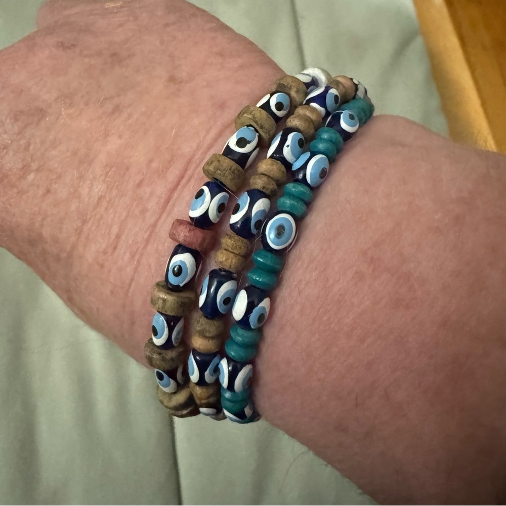 Handmade Evil Eye Beaded Bracelets